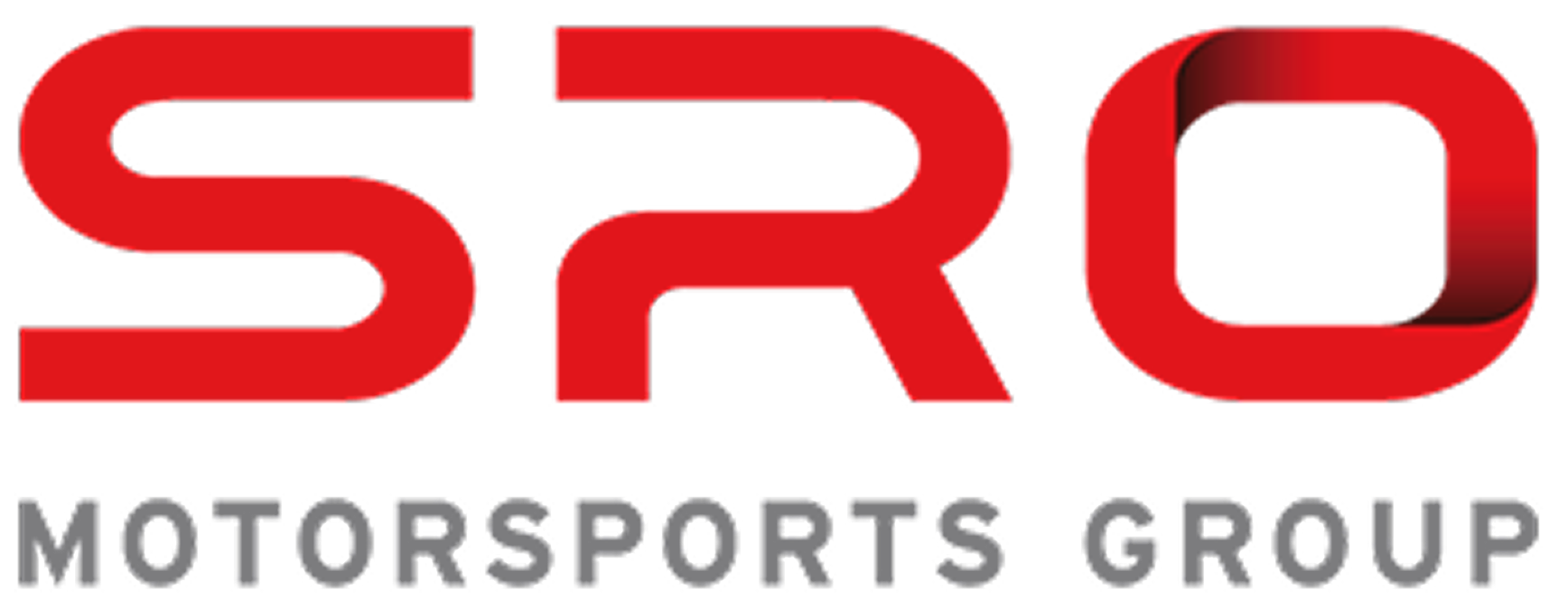 SRO Motorsports Group logo with red stylized letters SRO and gray text motorsports group below.